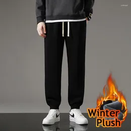 Men's Pants Spring And Autumn Men Sweatpants Sportswear Drawstring Wide Leg Straight Track Pant Male Cotton Fashion Casual Loose Trouser