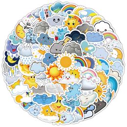 103pcs weather Expression package cute cartoon Waterproof PVC Stickers Pack For Fridge Car Suitcase Laptop Notebook Cup Phone Desk Bicycle Skateboard Case.