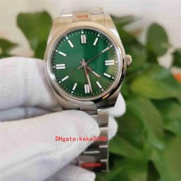 7 colors EW top men Wristwatches watches 126000 124300 41mm 36mm Stainless 904L Green Dial Luminescent Sapphire ETA 3230 Movement 290n