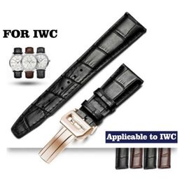 Watch Bands Leather Strap 22mm Men's Waterproof Suitable for IWC Watch Strap Portuguese 7 Leather Strap Portuguese Pilot Belt3061