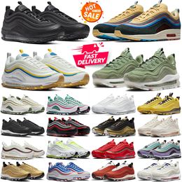 max 97 97s running shoes men women Futura Olive Cream Triple Black White Sean Wotherspoon South Beach First Use mens outdoor designer sports trainers sneakers