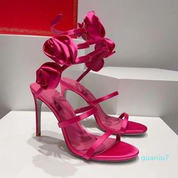 Sandals Sale Balloon Straps Sandals Open Toe Holllow Stiletto Heels Slip On Solid Summer Sexy Sandals Party Dress Designer Shoes