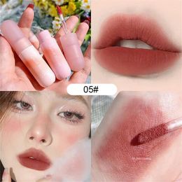 Lip Gloss Matte Glaze Soft Mist Velvet Mud Student Long-Lasting Waterproof Lipstick Natural Makeup Cosmetics