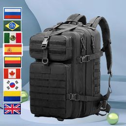 Backpack Hunting Camping Backpack 30L/50L Military Tactical Men Hiking Trekking Rucksacks 900D Nylon Waterproof Bags Outdoor Sports Bag 231219