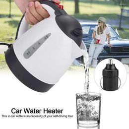 Water Bottles Car Electric Kettle Insulation Anti-Scald Travel Coffee Pot Tea Heater Boiling Durable Tool