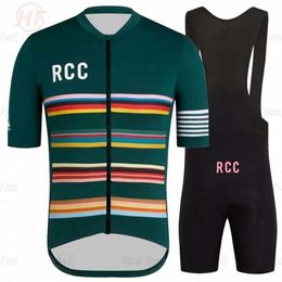 Sets RCC team Cycling Short Sleeves jersey bib short sets 2022 Summer bike shirt shorts 9D gel pad kits Wholesale Top Quality Cycle clo