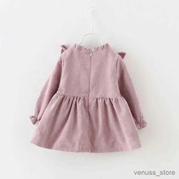 Girl's Dresses Korean Autumn Long Sleeve Baby Dress Cotton New Infant Dress Kids Party Dresses for Baby Girls Dresses Newborn Clothes 0-3 Years