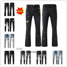 amiiri Designer Trousers Man imiri amari New Arrivals Mens Luxury amirl Denim purple Jeans Holes amirlies Jean COOLGUY Biker Pants am amis Clo 9QSV