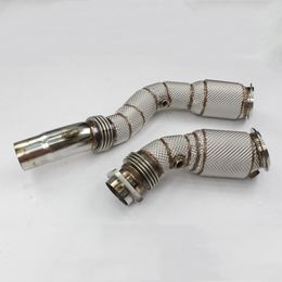 Car Exhaust System Downpipe For BMW M3 M4 F80 F82 3.0T Stainless Steel Muffler Down Pipe Front Head Auto Part