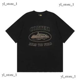 Cortez Demon Island Klassiek Cortiez T-shirt Kleine Boot Letter Cortezs Trainingspak Los Casual Ronde Hals Paar T-shirt Met Korte Mouwen 6306