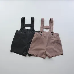 Clothing Sets 2023 Ins Fashion Children Set Summer Tshirts With Overall Belts T-shirts And Pants