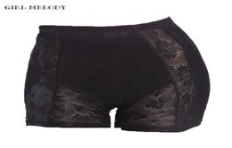 Fake Butt Pads Sexy Underwear Women Panties Hipster Lingerie Butt and Hip Enhancer Padded Panty With Lace Body Shape Bottom8802391