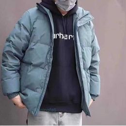 Men's Parkas High Quality Card Hart Carha Stand Collar Waterproof Down for Couples Warm and Loose Zippered Jacket 4crs 5ffk