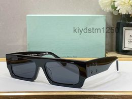 Luxury Designer Sunglasses for Men and Women Style Fashion Eyeglasses Classic Thick Plate Black White Square Frame Eyewear Man Glasses Wtam 5OWD