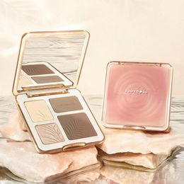 Blush Judydoll 3d Highlighter Contour Bronzer Palette Nude Makeup Natural Colour Rendering Long Lasting Waterproof Cosmetics 231219