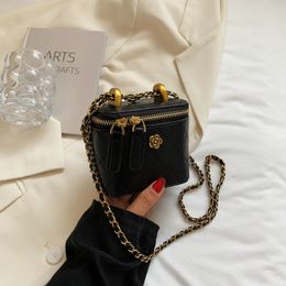 Evening Bags Mini Fashion Designer Pu Leather Women's Handbags Chain Casual Ladies Tote Female Black Bucket Women Shoulder Crossbody Bag 231219