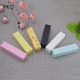 50pcs 2 2 7 1cm Paper Oil Packing Box Cosmetics Bottle Packaging Box DIY Lipstick Gift packaging226I