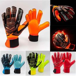 Sports Gloves 1Pair Design Professional Soccer Goalkeeper Glvoes Latex Finger Protection Children Adults Football Goalie Gloves 231218