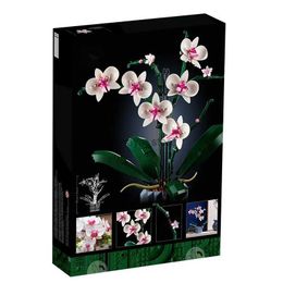 Model Building Kits 10311 Bird Of Paradise Bouquet Rose Building Block Bricks Unziptoy Potted Illustration Holiday Simulation Rose Girlfriend GiftL231216