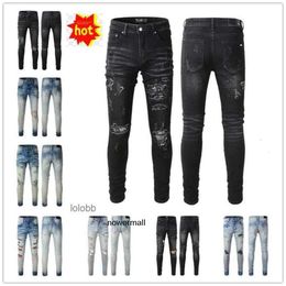 amirl amirlies am amis imiri amiiri 2024 New Arrivals Mens Luxury Designer Denim Jeans Holes Trousers Jean COOLGUY Biker Pants Man amari Clothing P6FL