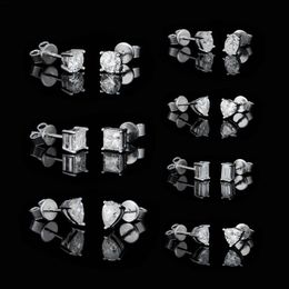 Abiding Custom Fine Jewelry Prong Setting 1ctw Igi Cvd Lab Grown Diamond Studs Pure 10k Au585 750 18k Gold Stud Earrings