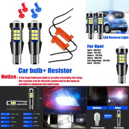 New Decorative Lights 2pcs Car 921 Canbus LED Reverse Light Bulb W16W T15 Backup Lamp For Opel Cascada Corsa F Grandland X Insignia A B Meriva Mokka