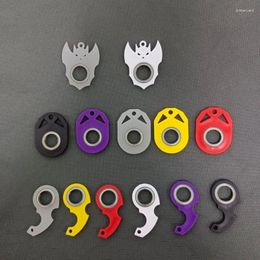 Keychains 100pcs/Lot Second Generation Fingertip Rotation Key Chain Decompression Spinner Anti Anxiety Toy Rotated Cool Trendy Keyring