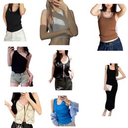 designer tank top Fashion loewe Short Sleeve Vests for Men or Women Top Black White tank top women T Shirts Sleeveless Woman Summer Tanks