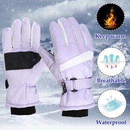 Berets Winter Outdoor Adult Man And Women Snow Skating Glove Snowboarding Windproof Warm Gloves For Cycling Skiing Mittens Guantes