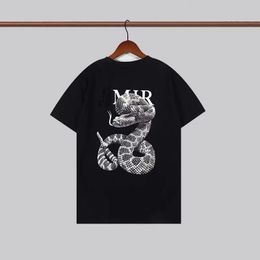 Designer Men's Fashion T-shirt Men's Black T-shirt Letter Print Summer Cotton Extra Large Casual T-shirt Asian