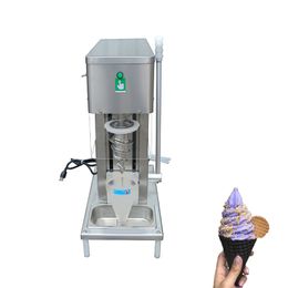 Stainless Steel Yoghourt Fruits Ice Cream Mixer Frozen Fruit Swirl Drill Ice Cream Blender Machine 110V 220V
