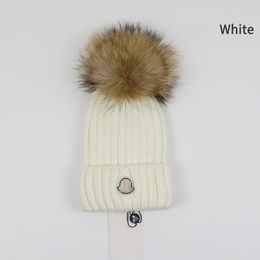 Designer winter hat Italy brand hat men women knit beanie thick warm female bonnet beanie caps warm wool ball beanie hat