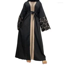 Ethnic Clothing One Piece Abaya Muslim Woman Saudi Arabia Kuwaiti Turkish And Dubai Women Black Traditional Algerian Caftan Ladies Clothes