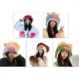 Berets Thick Trapper Hat Warm Ear Protector Teen Ugly Keep