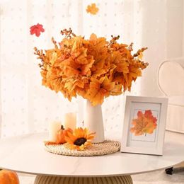 Decorative Flowers Fake Exquisite Shape Artificial Plant Branch Realistic Detail Long-lasting Berry Thanksgiving Day