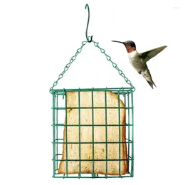 Other Bird Supplies Suet Cage Feeder Square Feeders For Outside Weather-resistant Feeding Devices Downy Chickadees Etc