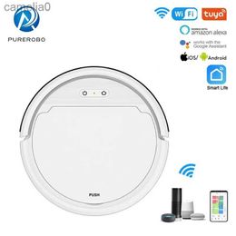 Robot Vacuum Cleaners Purerobo P1 Robot Vacuum Cleaner With APP Intelligent Path Planning Automatic Clean Sweep Wet Mopping Floors For Home CleaningL231219