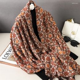 Scarves Design Fashionable Women's Luxurious Daily Versatile Cotton And Linen Shawls Classic Silk Patterns For A Soft Touch