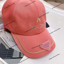 Luxury Designer hat High Version Triangle Men's and Women's Baseball Caps Fashionable Versatile Japanese letter Cap Net