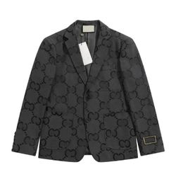 B1908 Mens Suit Fashion Designer Blazer Man Classic Floral Stampa floreale Brand Brand Sleeve Slimsuit Coats