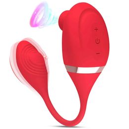 Massager Friend Charging Double Sucking Shaker 10 Frequency Vibration Jumping Egg Female Device Adult Products