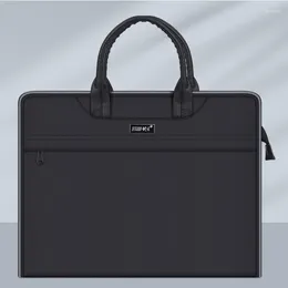 Briefcases 2023 Brand Business Men's Briefcase High Quality Totes Custom Diy Men Laptop Handbags Male Document Office Bag