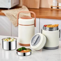 Dinnerware Vacuum Insulated Lunch Box Wide Mouth Jar Leak-Proof Soup Thermo Bentos