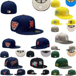 NUOVO Designer Fashion Letter Cappelli classici Baskball regolabile Cappello da uomo Ricamo Cappellini chiusi a grandezza naturale Tutti i cappelli aderenti della squadra 7-8