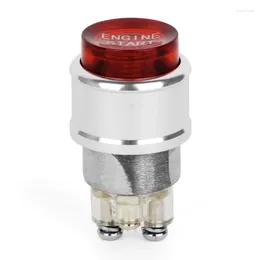 Teaware Sets 12V 20A Car Refit One-button Start Button Ignition Switch Metal With LED Red Instantaneous