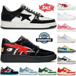 Designer Sta bapestaiesK8 Casual Shoes mens womens Sta Low platform Black Camo bule Grey Black Beige Suede sports sneakers trainers bapestass shoes men shoes