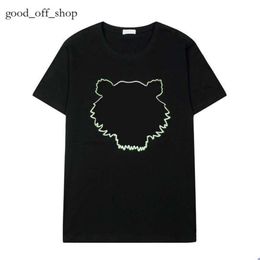 Kenzo T Shirt Men's T-shirts T-shirt Mens Designer Womens Tshirt Summer Streetwear Short Sleeve Tiger Head 23 Wz6o 173