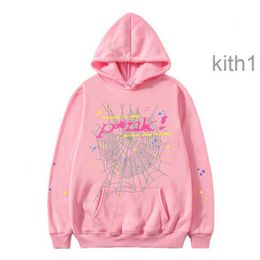 Pullover Hoodies Men Designer Spider Red Spder Young Thug 55555 Angel Sp Mens Womens Embroidered Web Sweatshirt Size 845 s 9VCD