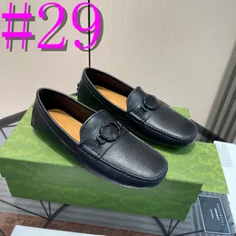40Model Spring New Men Velvet Handmade Leather Shoes High Quality Designer Loafers Soft Sole Comfortable Fit Luxury Casual Driving Shoes