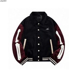 Mens Jacket Fashion Woemen Outerwear Varsity Jacket Embroidery Coats Men's Black Jackets Designer Jacket Uniform